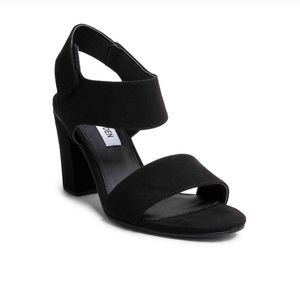Steve Madden | Fauna Block Heel Micro Suede Sandal